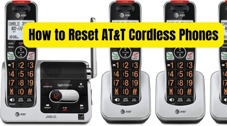 How to Reset AT&T Cordless Phones