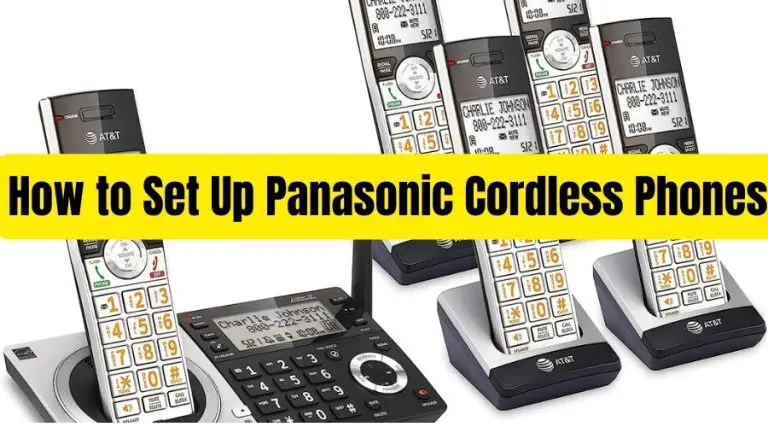 How to set up Panasonic Cordless Phone