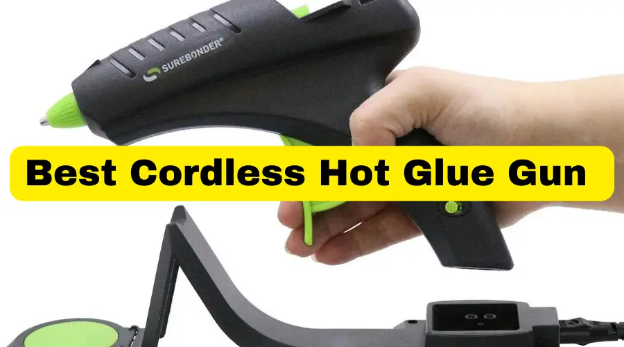An image showing Surebonder Cordless Hot Glue Gun, one of the best cordless hot glue gun in use