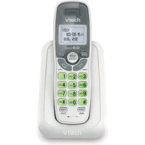An image showing VTech CS6114 DECT 6.0 Cordless Phone with Caller ID/Call Waiting, one of the best cordless phones for seniors 