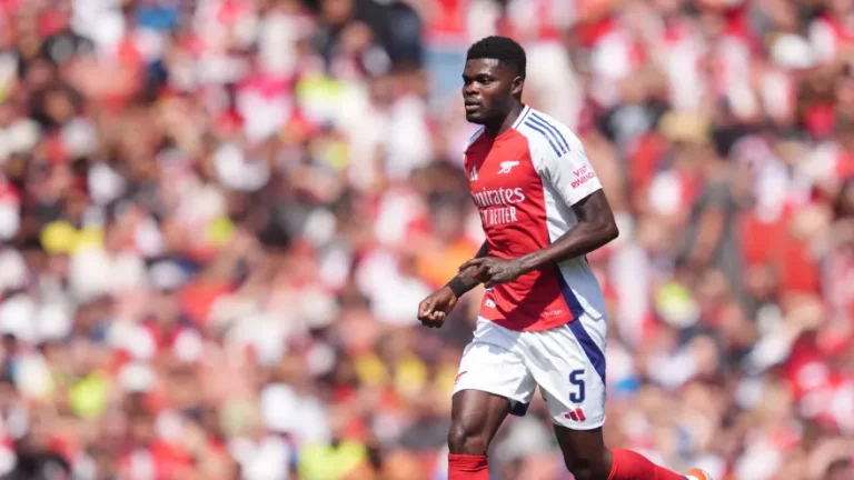 Arsenal's Thomas Partey during pre-season/Getty Images