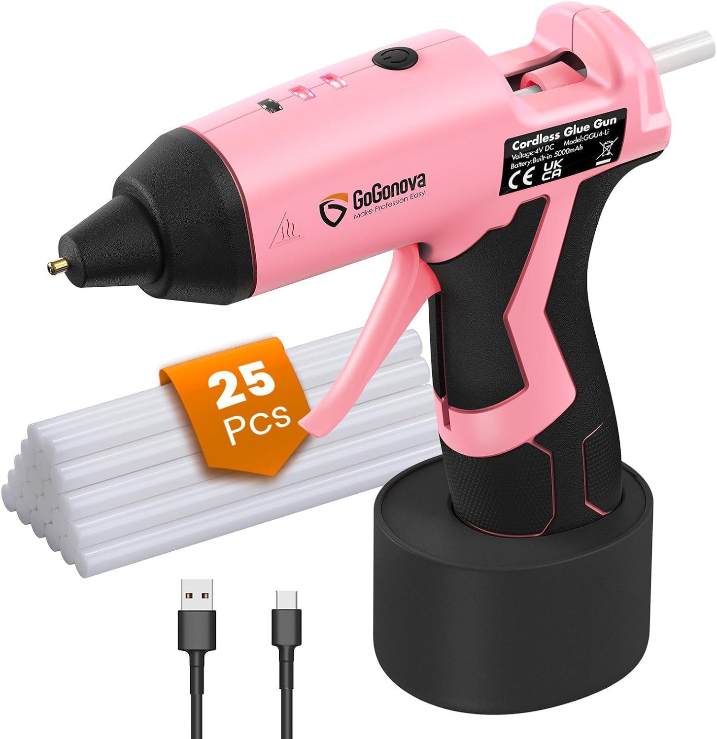 GoGonova Cordless Hot Glue Gun/Amazon