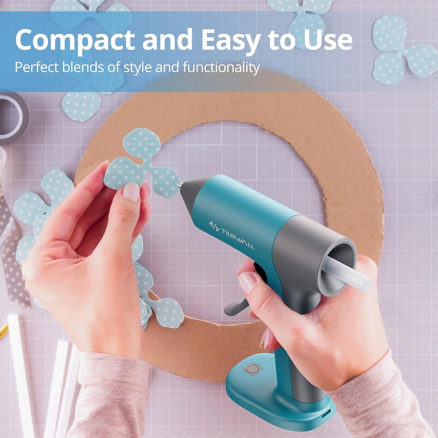 Tilswall Cordless Hot Glue Gun/Amazon