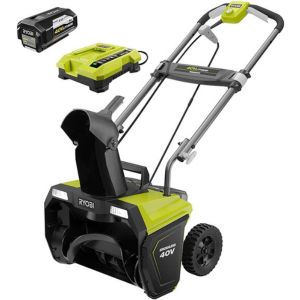 Another lightweight best cordless snow blower model in the market is Ryobi 20 in. 40-Volt Brushless Cordless Electric Snow Blower. 