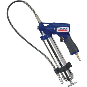  Lincoln 1162 Pneumatic Grease Gun with 30" High-Pressure Hose and Coupler, a unit among the best cordless grease gun units 